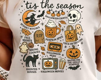 Retro Halloween Graphic Tee: Spooky Season Vibes
