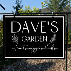 Personalized garden sign,Garden sign metal,Personalized gift for dad,Garden sign personalized metal,Dads garden sign,Garden sign hanging