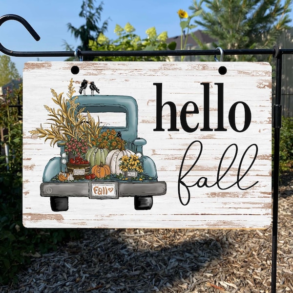 Outdoor Fall Signs Etsy