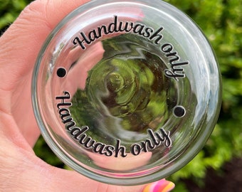10, 20 or 50 pcs hand wash only UV DTF stickers for handmade glasses by the sheet, no heat needed, ready to ship, cup care stickers
