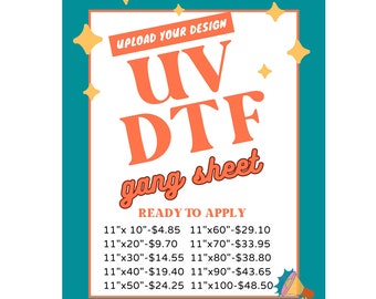 Custom UV DTF gang sheet, UV dtf sticker, Custom uv dtf, Cup wrap printing, Custom stickers, Uv dtf transfers, Ready to apply stickers
