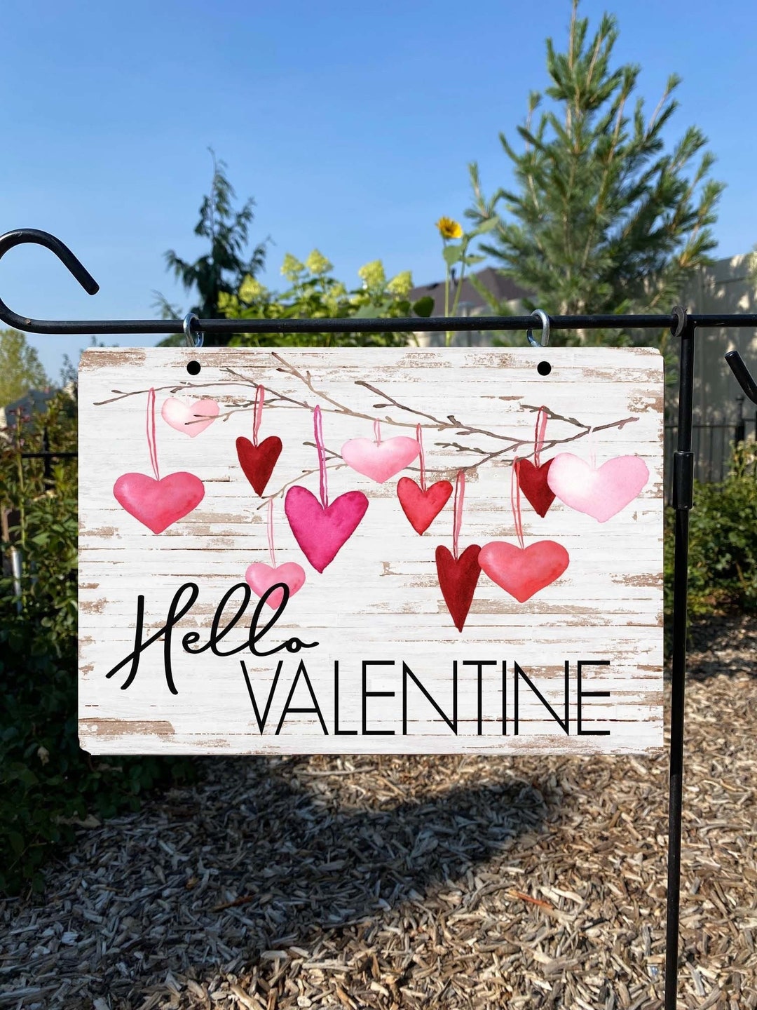 Outdoor Valentine Decor, Valentine Decor Porch, Outdoor Valentine Sign
