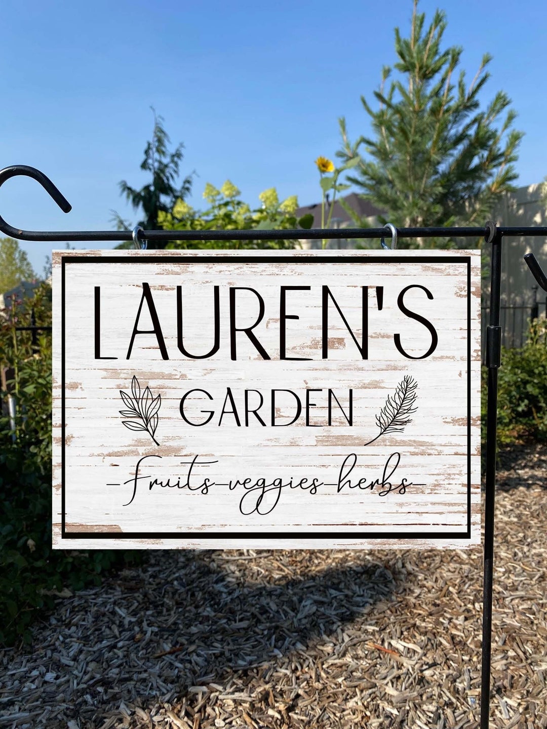 Personalized Garden Sign,garden Sign Metal,personalized Gift for Dad ...