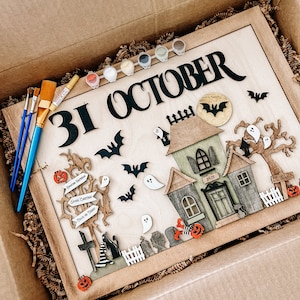Haunted house kit, DIY Halloween decorations, Haunted house decor, Halloween DIY kit, Spooky house decor, Personalized Halloween decor