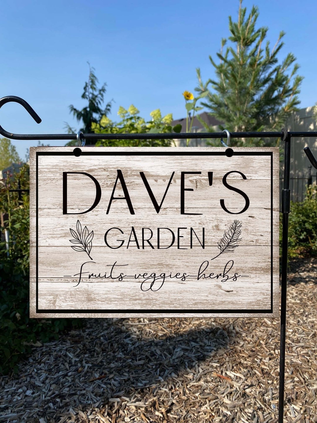 Personalized Garden Sign,garden Sign Metal,personalized Gift for Dad ...