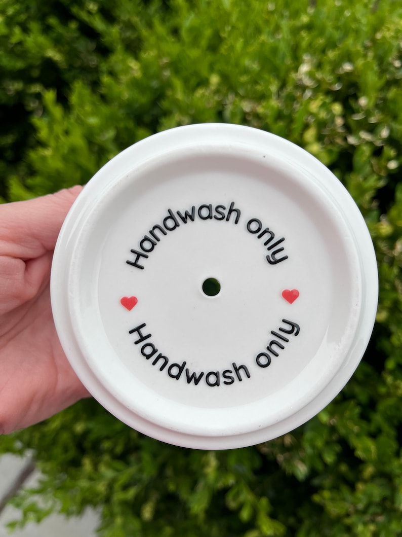 10, 20 or 50 pcs hand wash only UV DTF stickers for handmade glasses by the sheet, no heat needed, ready to ship, cup care stickers image 8