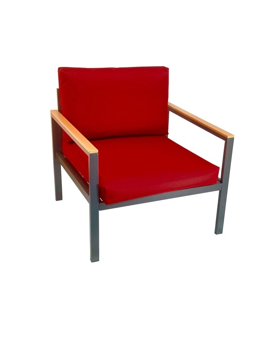 Custom Outdoor Cushion Slipcover Waterproof Canvas Tomato Etsy