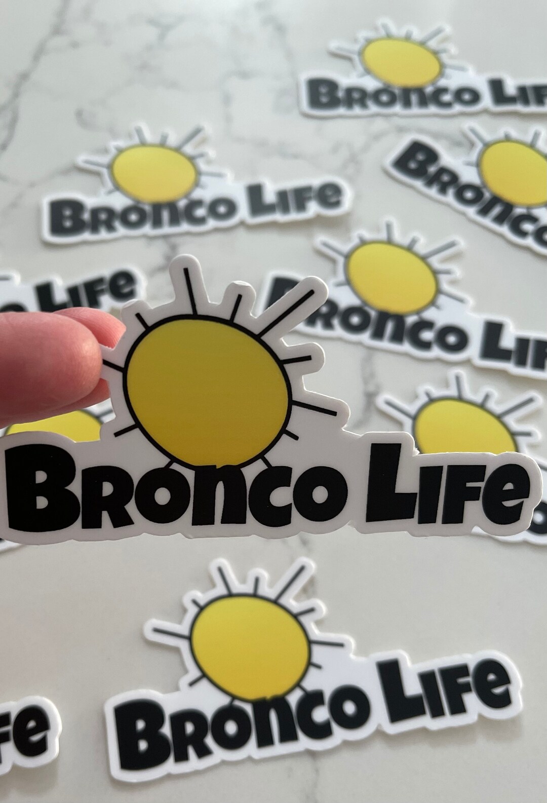 Sunny Bronco Life Vinyl Sticker // Ford Bronco Decal // Sunshine Bronco ...