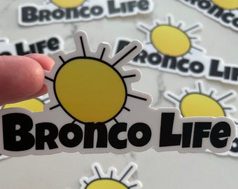 Bronco Life Vinyl Sticker // Ford Bronco Sticker // Bronco | Etsy