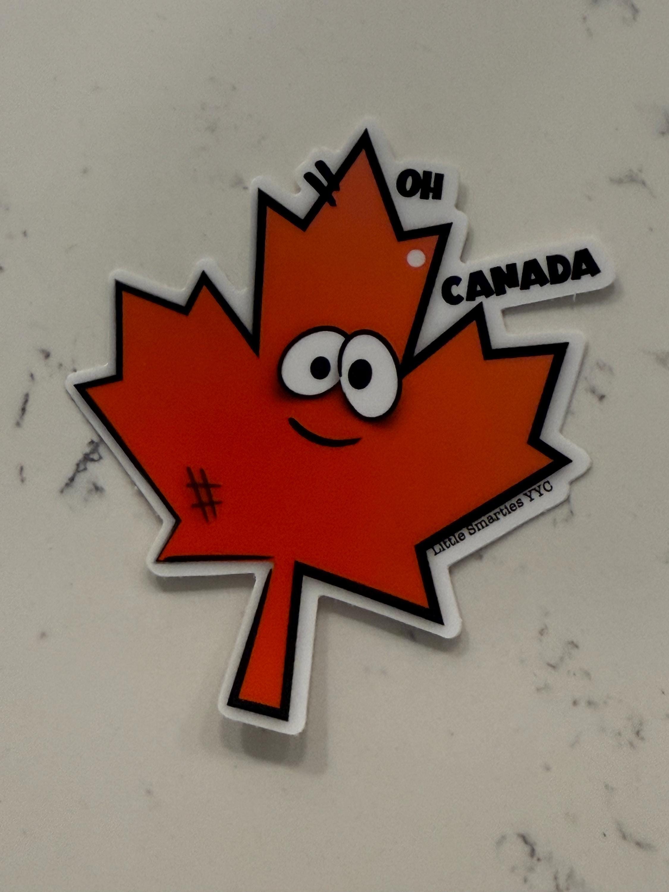Cute Canada Vinyl Sticker // Canada Sticker // Oh Canada Decal ...
