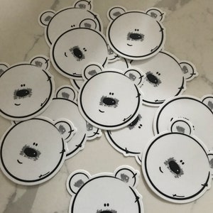 Leuke ijsbeer vinylsticker