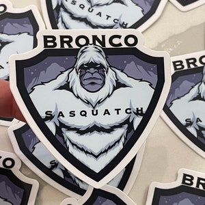Adhesivo de vinilo con la nueva inscripción de Bronco // Adhesivo de vinilo Sasquatch de Ford Bronco