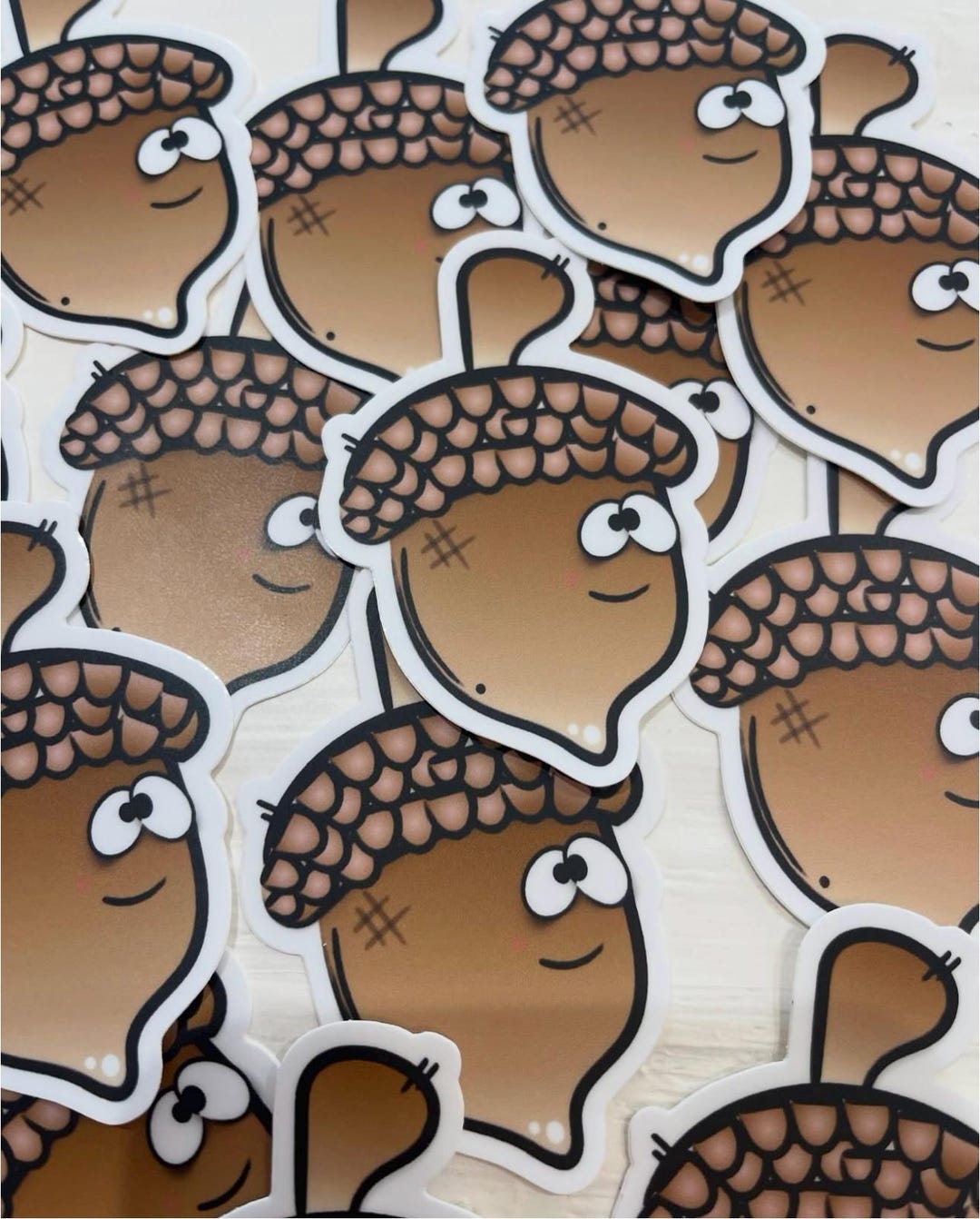 Acorn Sticker // Autumn // Fall Leaves // Maple Leaf Vinyl Sticker - Etsy