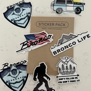 Pacchetto adesivi Bronco / auto d&#39;epoca / adesivi Bronco d&#39;epoca