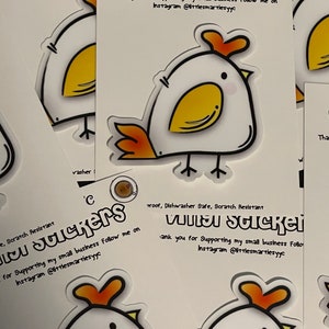 Cute Chicken Vinyl Sticker