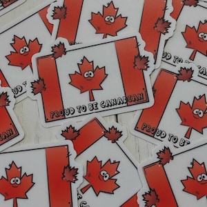 Oh Canada  Sticker // canada sticker // oh Canada decal // canada day // travel Canada maple leave sticker. Proud to be Canadian  elbows up