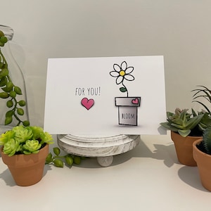 for you - plant cactus succulent card