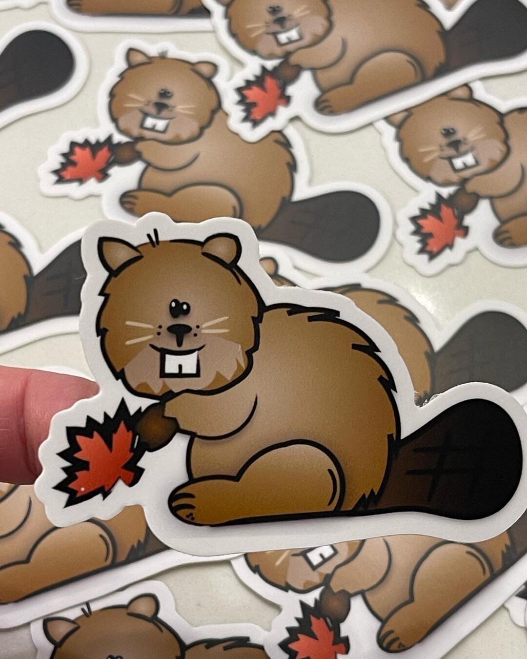 Cute Beaver Vinyl Sticker // Canada Sticker // Oh Canada Decal ...