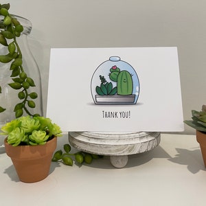 Thank you  - plant cactus succulent card