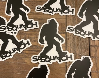 LG Bronco full Black Sasquatch Vinyl Sticker decal