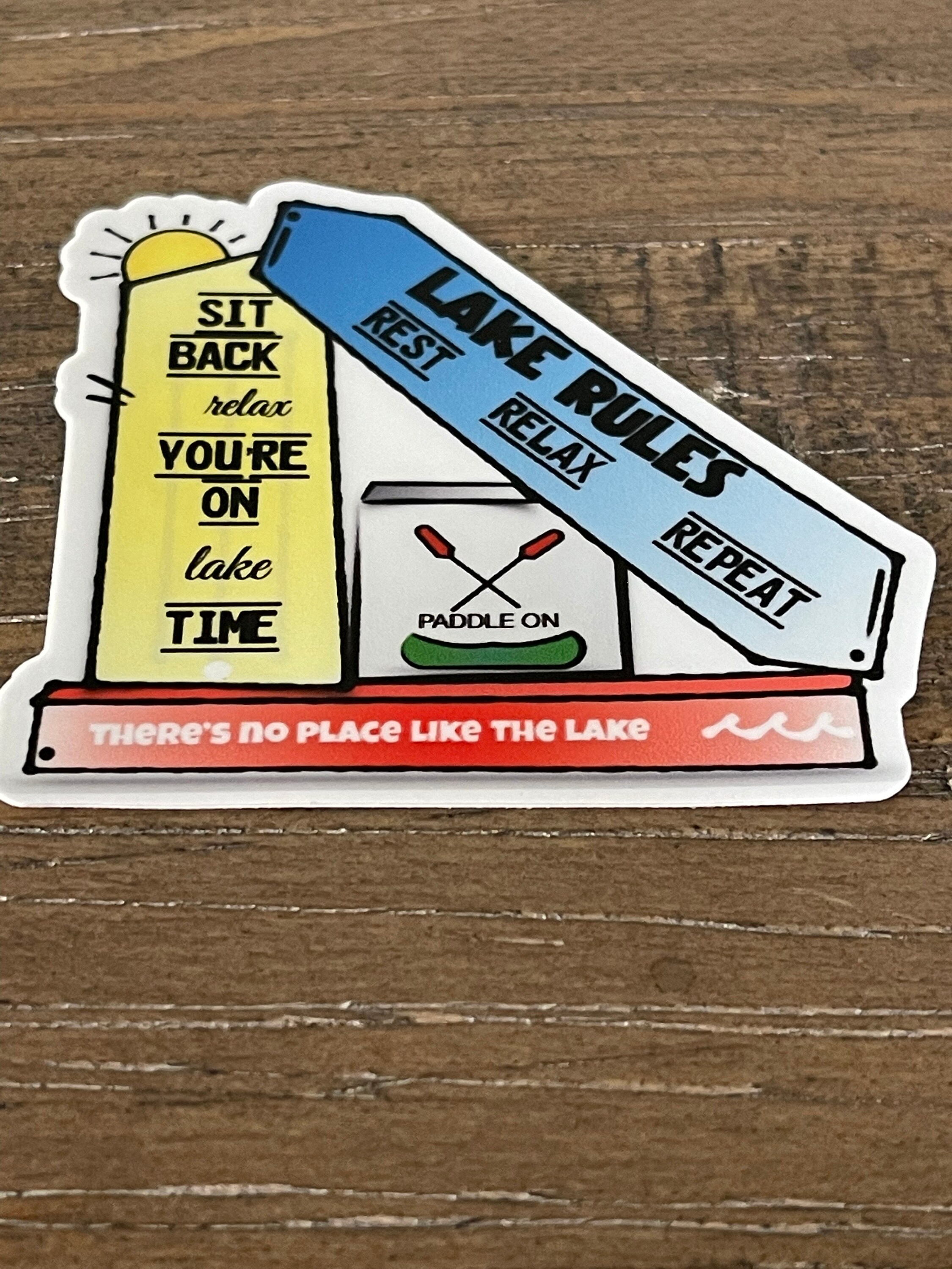 Beach Sticker // Lake Sticker // Summer Beach Decal //water Sticker ...