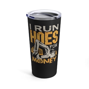 I Run Hoes For Money 20oz beker geïsoleerde metalen koffiemok drinken drank mok cadeau klaar