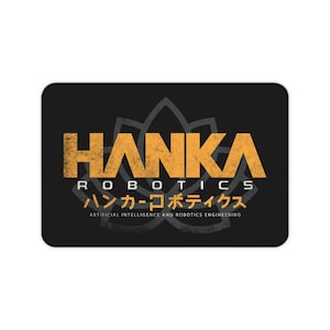 Hanka Robotics skrivbordsmatta | Tech Logo-musmatta, skrivbordsskydd