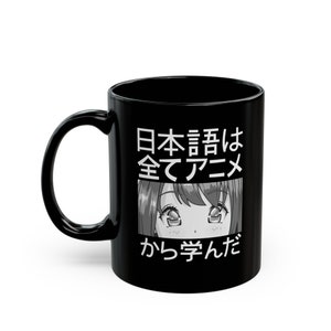 Girl Face Anime For Anime Learning Anime Lovers Gift For Him Her Ceramic coffee mug tea drink beverage cup gift ready
