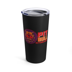 PitBullHoverBoards 20oz beker geïsoleerde metalen koffiemok drinken drank mok cadeau klaar