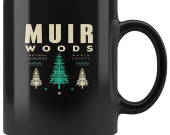 Muir Woods National Park Hiking trekking mountain bike camping Mug