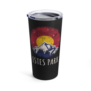 07 ColoradoESTESpark 20oz Tumbler Insulated metal coffee mug drink beverage mug gift ready