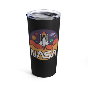 NASA 2 20oz beker geïsoleerde metalen koffiemok drink mok cadeau klaar