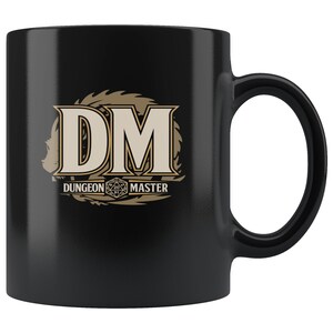 Dungeon master game master DM GM RPG tabletop games dnd d20 Dungeons and Dragons Mug