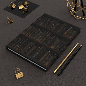 Diario gotico, quaderno con copertina rigida opaca per scrivere, design antico, diario Cottage Core, blocco note Gothcore, regalo di cancelleria unico immagine 6