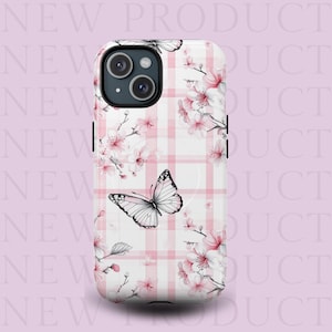 Pink Cherry Blossom flower pattern Magsafe magnetic Case Full-Wrap Art Unique Print iPhone 16 15 14 13 12 11 X XS 8 Max Pro Plus Gift