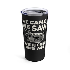 We Came We Saw GhostBuster 20oz Tumbler Insulated metal coffee mug drink beverage mug gift ready