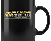 Retro Movie Back to the future Dr Emmit Brown Enterprises mug