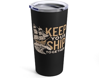 Mantenha seu Shipclean 20oz Tumbler Isolado caneca de café de metal para bebidas pronta para presente