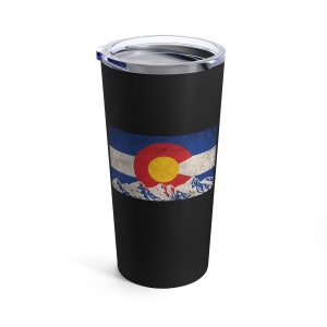 ColoradoMountain 20oz beker geïsoleerde metalen koffiemok drink mok cadeau klaar