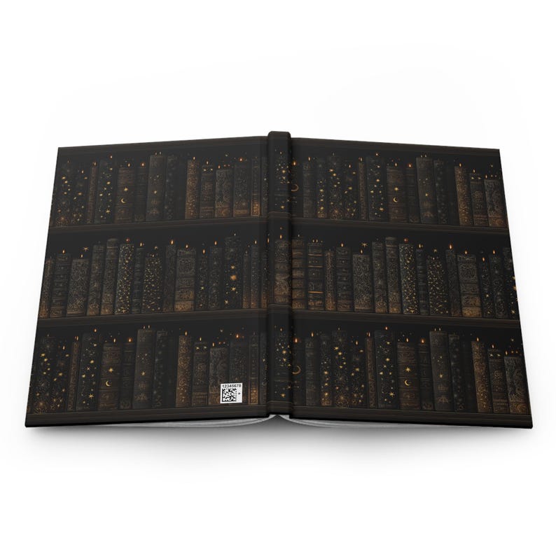 Diario gotico, quaderno con copertina rigida opaca per scrivere, design antico, diario Cottage Core, blocco note Gothcore, regalo di cancelleria unico immagine 5