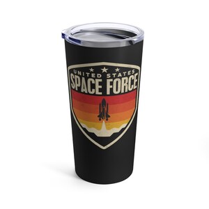 SpaceForce 20oz beker geïsoleerde metalen koffiemok drank mok cadeau klaar