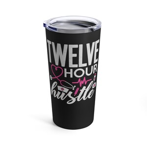 TwelveHOURhustle 20oz beker geïsoleerde metalen koffiemok drinken drank mok cadeau klaar