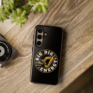 big_dig.png Dual-Layer tough Phone Case iPhone, Samsung & Pixel Cover | Matte Glossy Finish Unique Case