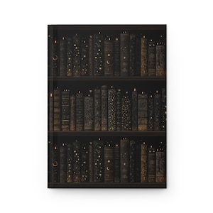 Diario gotico, quaderno con copertina rigida opaca per scrivere, design antico, diario Cottage Core, blocco note Gothcore, regalo di cancelleria unico immagine 1