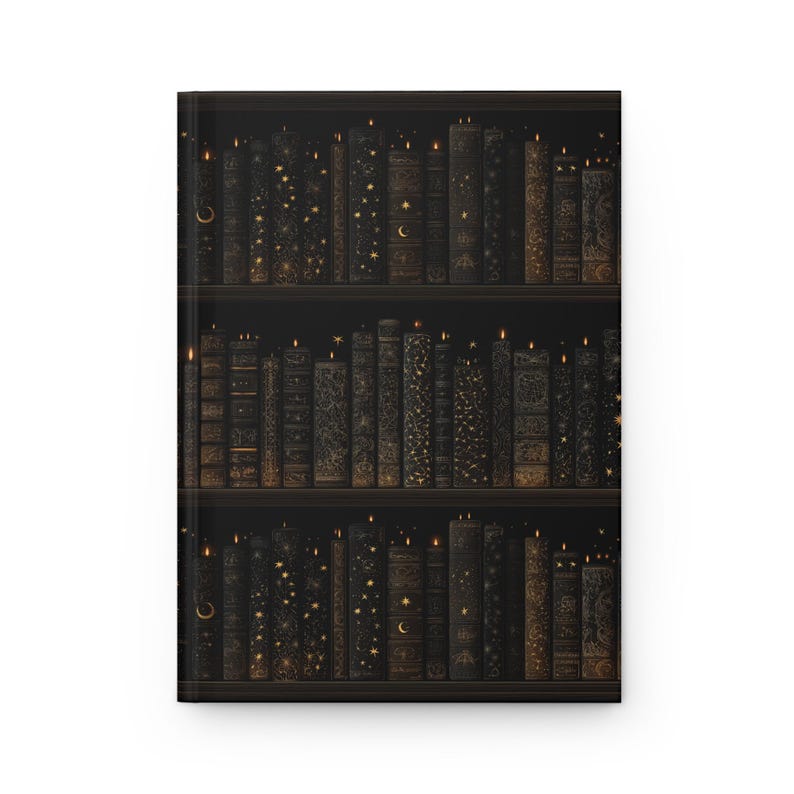 Diario gotico, quaderno con copertina rigida opaca per scrivere, design antico, diario Cottage Core, blocco note Gothcore, regalo di cancelleria unico immagine 1