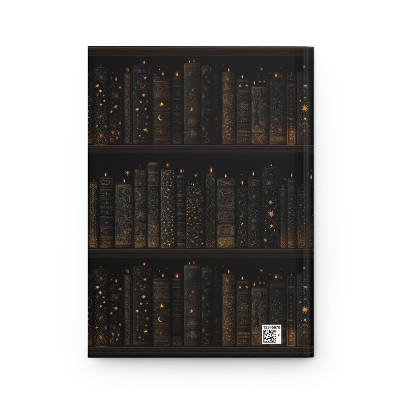 Diario gotico, quaderno con copertina rigida opaca per scrivere, design antico, diario Cottage Core, blocco note Gothcore, regalo di cancelleria unico immagine 2