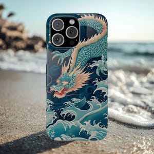 Chinese Dragon, Anime Fantasy art Snap Phone Cases Sleek slim design protective case, Matte and Glossy shell iPhone Samsung wireless