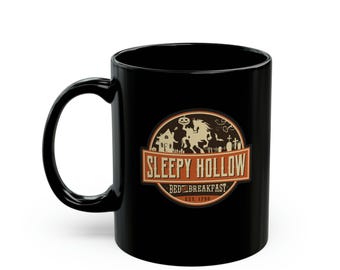 Halloween-mok, Sleepy Hollow Bed And Breakfast Headless Ghost Lovers Keramische koffiemok thee drinken drank beker cadeau klaar