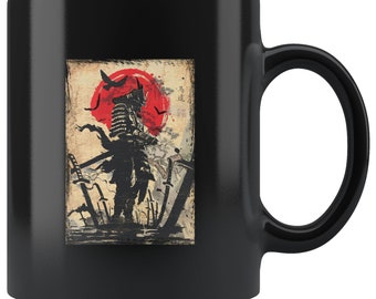 Vintage Samurai swordsmen sword fighter katana Mug