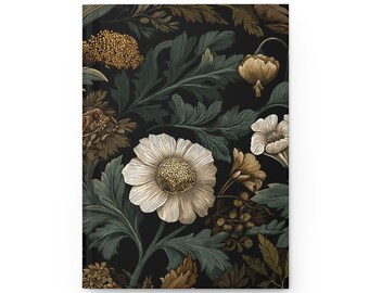 Watercolor Flower Hardcover Journal Floral Notebook for Book Lovers  Aesthetic Writing Journal, Nature Inspired Gift for Writers & Students